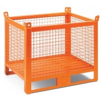 Caisse palette grillagé sur semelles