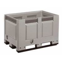 Caisse palette en plastique 1200 x 800 sur semelles