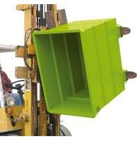 Benne pour chariot à tête rotative
