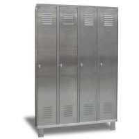 Vestiaire en inox pour industrie propre