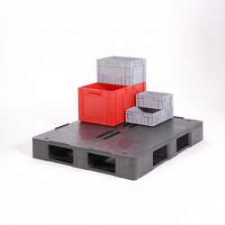 Palette plastique pour charge lourde