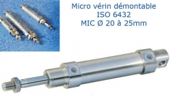 MICRO VERIN INOX ISO 6432