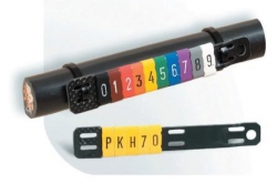 PK - Repères unitaires pour câbles et PKH - Supports  pour repères PK 