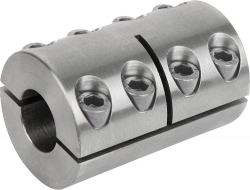 Accouplement rigide en deux parties