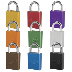 Cadenas aluminium anodisé - Série American Lock® A1105-A1106-A1107-A1165-A1166-A1167