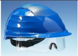 Casque chantier/industriel lunette relevable intégrée ROCKMAN VISION 