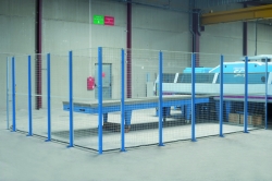 Cloison protection machines