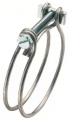 Collier double fil largeur 8 mm