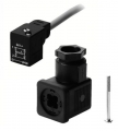 Connecteur avec câble ou connecteur femelle pour distributeur compact en ligne