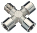 Croix égale male-femelle cylindrique et conique