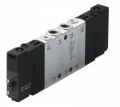 Distributeur compact en ligne 5/2 à  commande électrique bistable