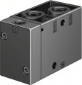 Distributeur en ligne 3/2 à  commande pneumatique monostable