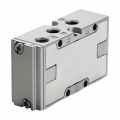 Distributeur en ligne 5/2 à  commande pneumatique monostable débit max
