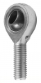 Embout à  rotule mâle acier/bronze DIN 648, série K - ISO 6126 - sans étanchéité