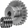 Engrenage à  vis cylindrique - montage carter - entraxe 80 mm