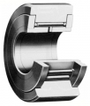 Galet de came avec guidage axial par rondelles