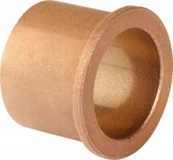 Palier lisse à collerette bronze fritté