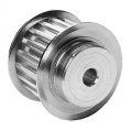 Poulie dentée monobloc pas 10 mm pour courroie largeur 25 mm