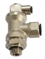 Stop vérin piquage mâle cylindrique et raccordements instantanés