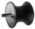 Support concave élastique type M