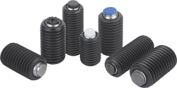 Support réglable à bille oscillante avec joint torique intégré, insert interchangeable et embase à six pans creux