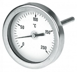 THERMOMETRE BIMETALLIQUE TOUT INOX